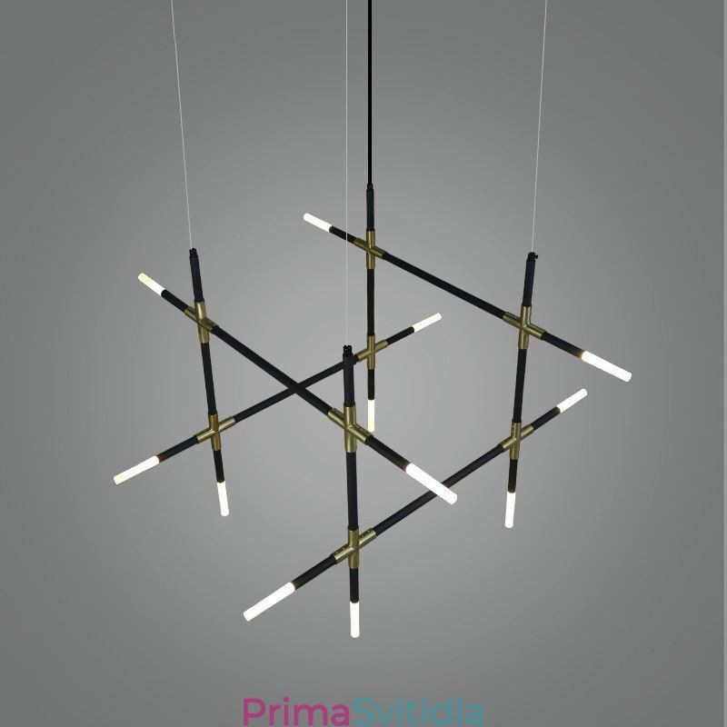 Spojovací závěsné svítidlo Teplé bílé kreativní stropní svítidlo Kombinovaná lampa pro kutily