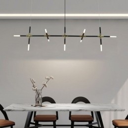 Jednoduché závěsné svítidlo Kreativní spojování Teplé bílé stropní svítidlo DIY kombinovaná lampa
