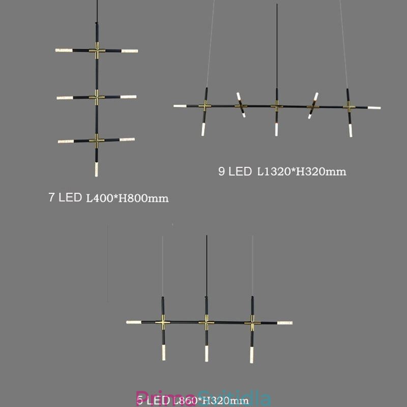 Jednoduché závěsné svítidlo Kreativní spojování Teplé bílé stropní svítidlo DIY kombinovaná lampa