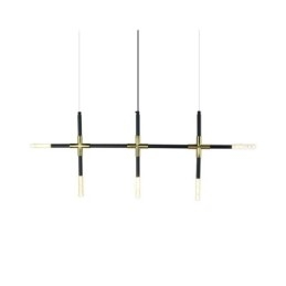 Jednoduché závěsné svítidlo Kreativní spojování Teplé bílé stropní svítidlo DIY kombinovaná lampa