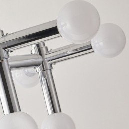 Jednoduché závěsné světlo z tepaného železa Kouzelné fazole molekula stropní světlo