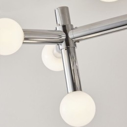 Jednoduché závěsné světlo z tepaného železa Kouzelné fazole molekula stropní světlo