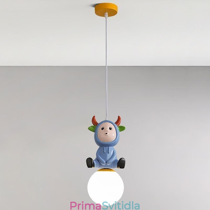 Závěsné svítidlo Moderní minimalistické Stropní svítidlo z tepaného železa králík z teletiny