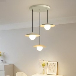Severské závěsné stropní svítidlo Creative z tepaného železa G9