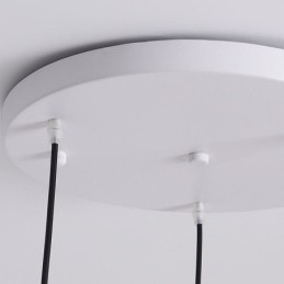 Severské závěsné stropní svítidlo Creative z tepaného železa G9