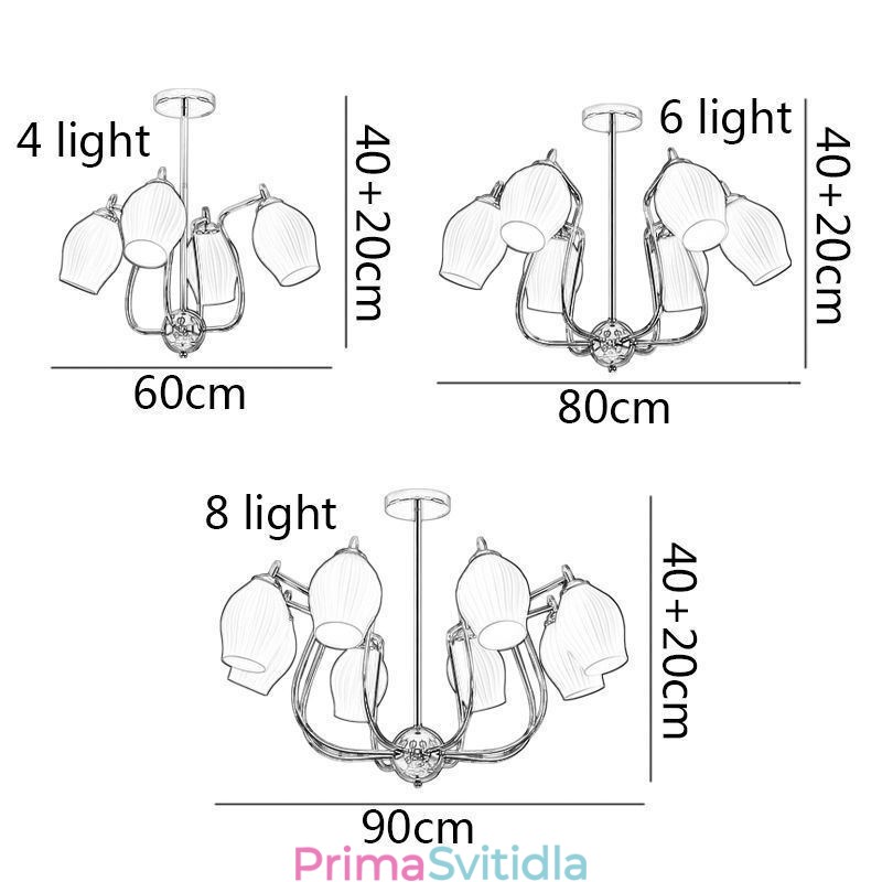 Severské závěsné svítidlo Kreativní stropní svítidlo z tepaného železa s černou tyčinkou