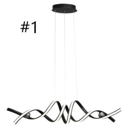 Minimalistické závěsné světlo Aluminium Art Minimalistické spirálové stropní svítidlo