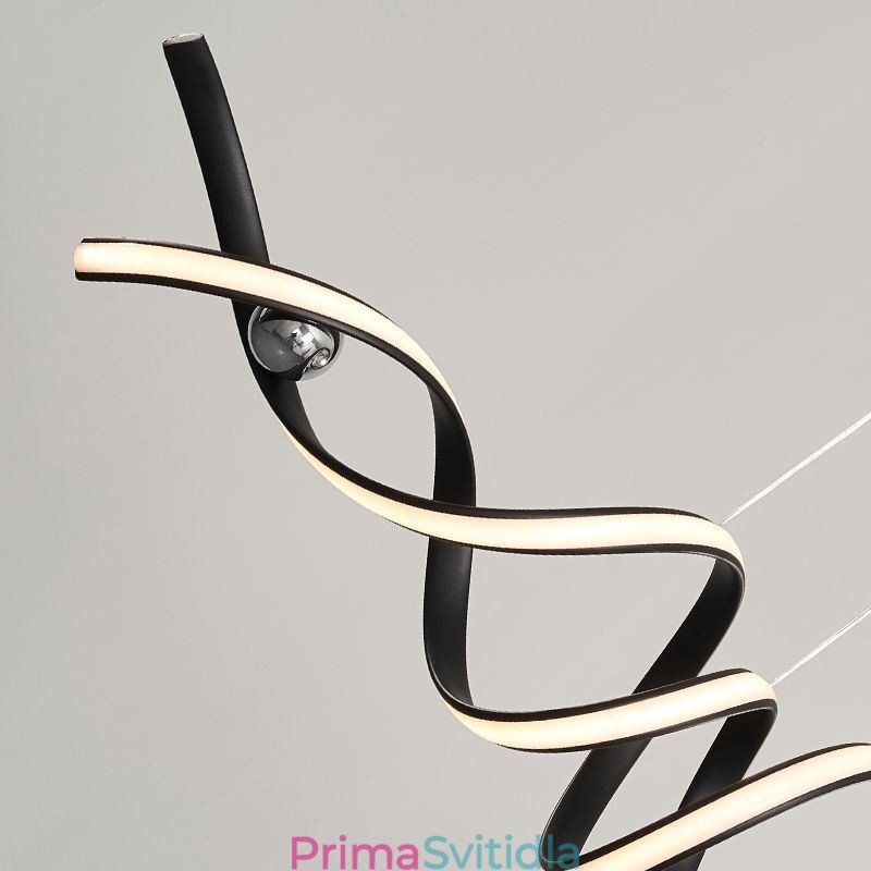 Minimalistické závěsné světlo Aluminium Art Minimalistické spirálové stropní svítidlo