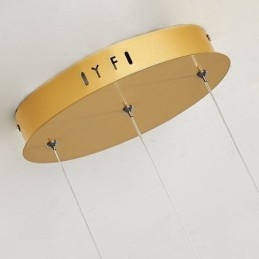 Minimalistické závěsné světlo Aluminium Art Minimalistické spirálové stropní svítidlo