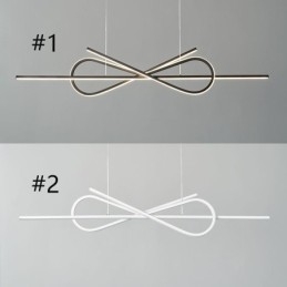Jednoduché závěsné svítidlo Aluminium Art Bowknot Stropní svítidlo