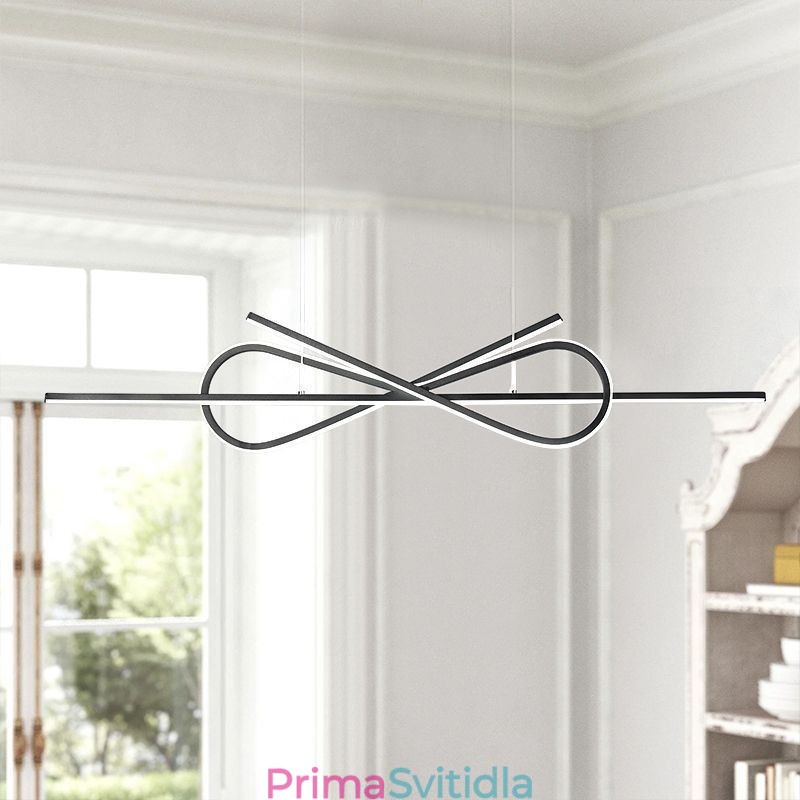Jednoduché závěsné svítidlo Aluminium Art Bowknot Stropní svítidlo