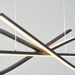Jednoduché závěsné svítidlo Aluminium Art Bowknot Stropní svítidlo