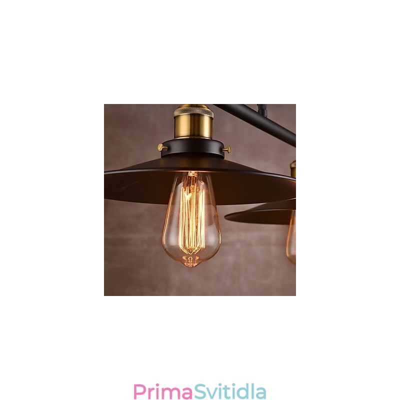 Moderní současný mini styl kovový lustr