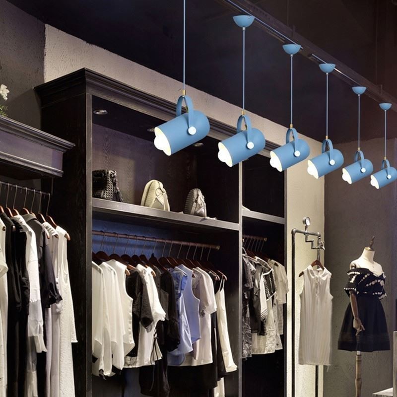 Závěsná lampa Nordic Colorful Light Macaron s jednou hlavou