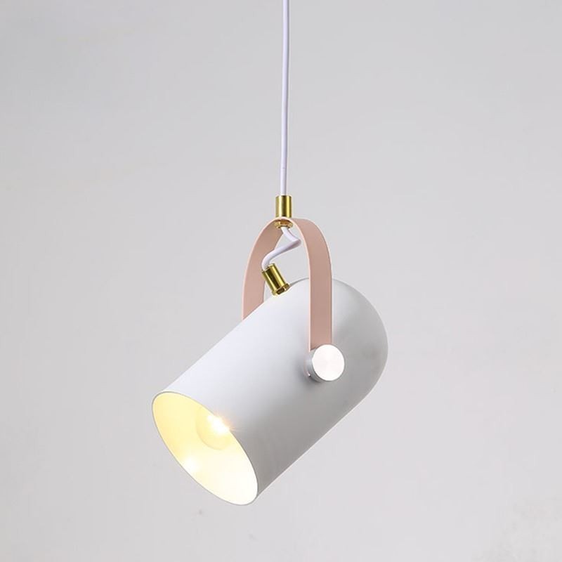 Závěsná lampa Nordic Colorful Light Macaron s jednou hlavou