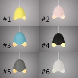 Jednohlavá závěsná lampa Creative Macaron Pendant Light