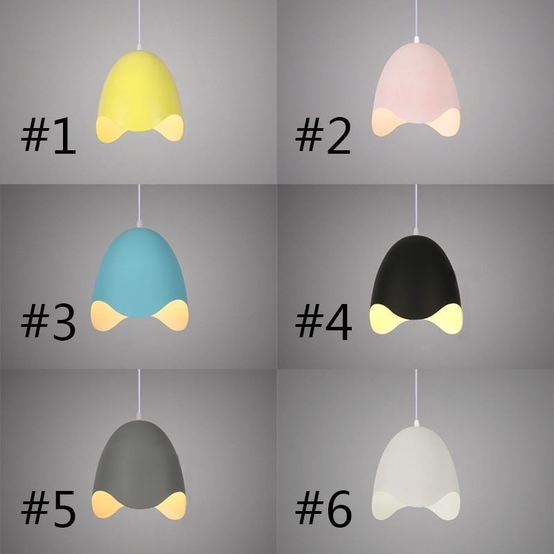 Jednohlavá závěsná lampa Creative Macaron Pendant Light