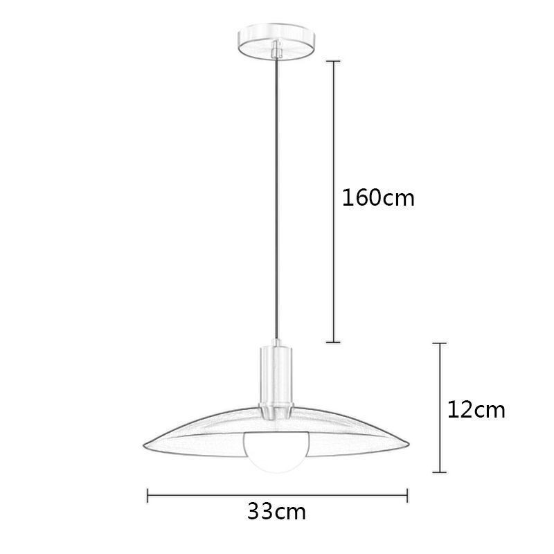 Moderní jednoduché závěsné světlo závěsné lampy