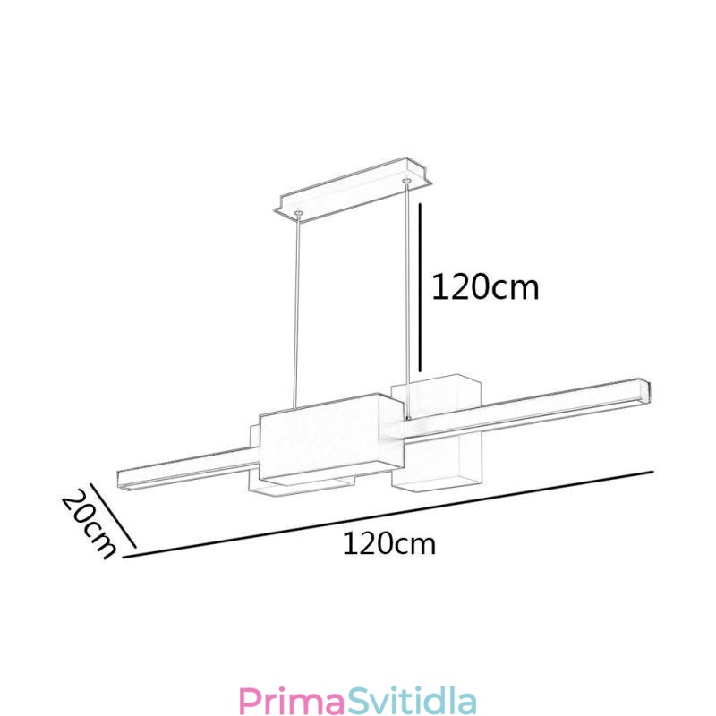 Minimalistické proužkové závěsné svítidlo Moderní kreativní závěsné svítidlo
