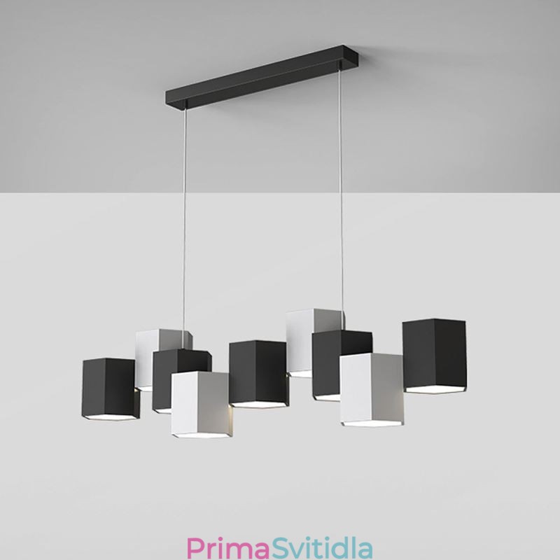 Moderní šestihranné závěsné svítidlo kreativní kombinované závěsné svítidlo