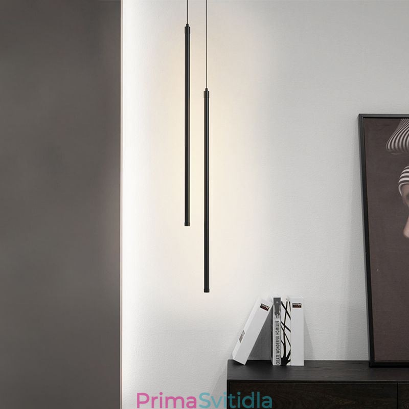 Závěsné světlo Nordic Long Tube Visící Lamp Island