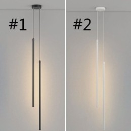 Závěsné světlo Nordic Long Tube Visící Lamp Island