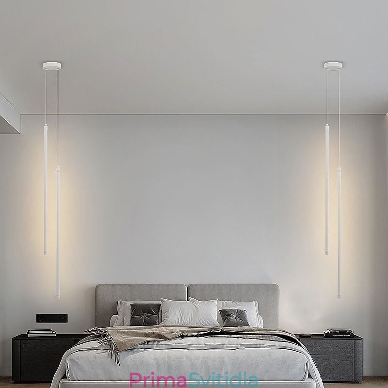Závěsné světlo Nordic Long Tube Visící Lamp Island