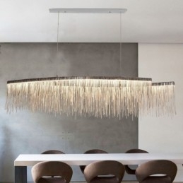 Moderní závěsné světlo kreativní střapec závěsná lampa Cafe