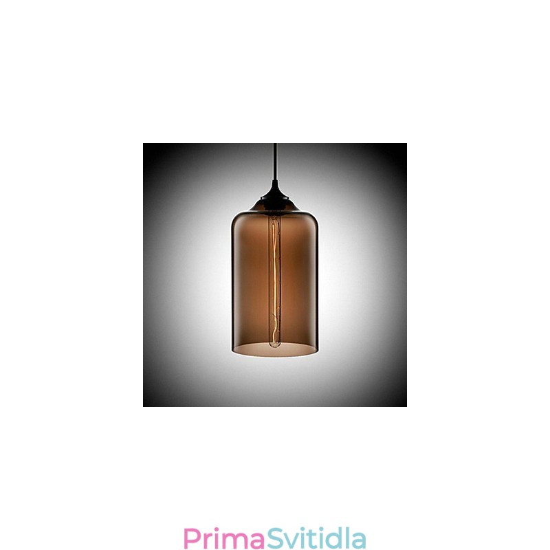 Přívěsek design láhve 1 světle stručná železná malba
