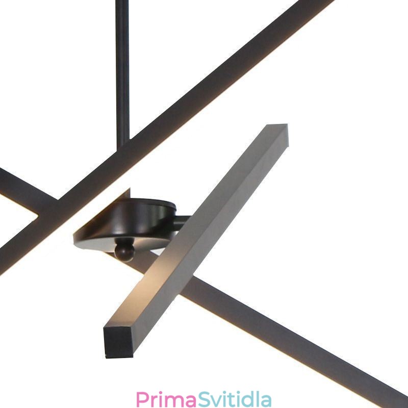 Moderní závěsné svítidlo se stmívatelným černým pruhem