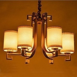 Lustr v čínském stylu Vzduchové lampy s imitací mědi