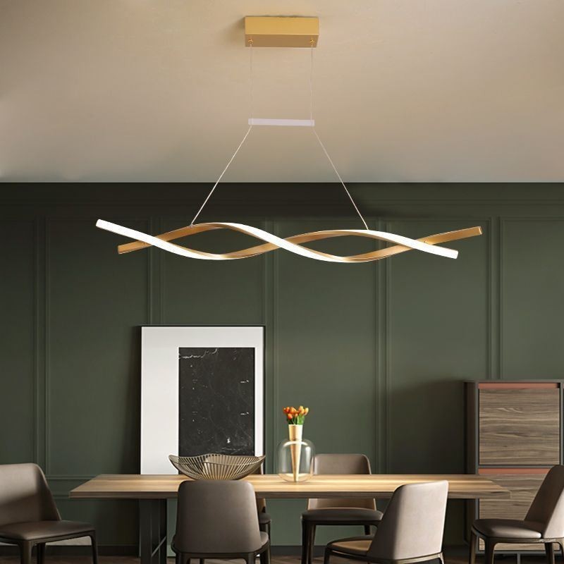 Moderní závěsné světlo Twist Design závěsná lampa Jídelní