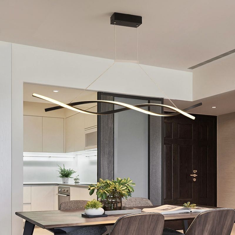 Moderní závěsné světlo Twist Design závěsná lampa Jídelní