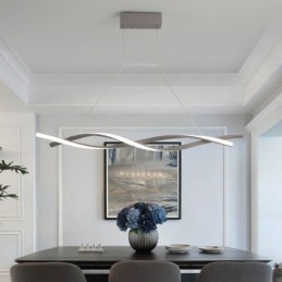 Moderní závěsné světlo Twist Design závěsná lampa Jídelní