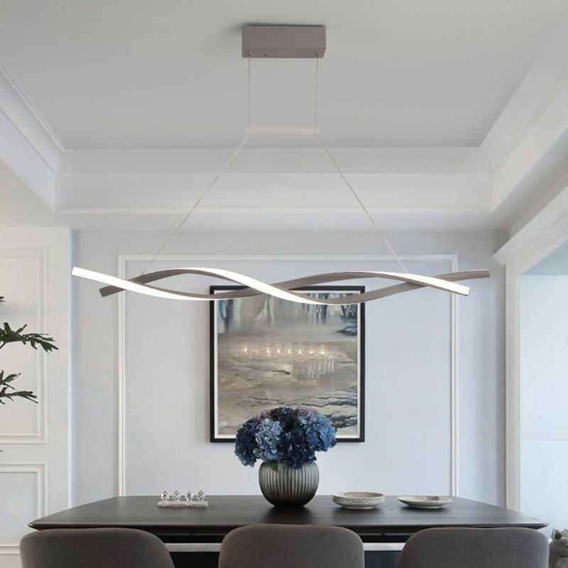 Moderní závěsné světlo Twist Design závěsná lampa Jídelní