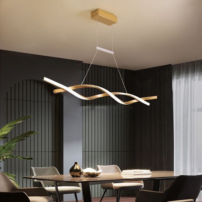 Moderní závěsné světlo Twist Design závěsná lampa Jídelní