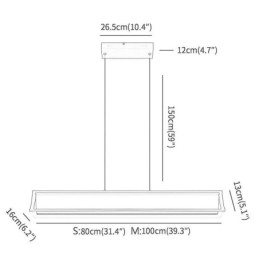Moderní knižní závěsné světlo závěsné osvětlení Living