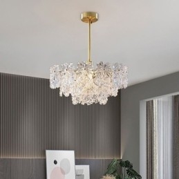Luxusní závěsné světlo Home Dekor Skleněný lustr Living