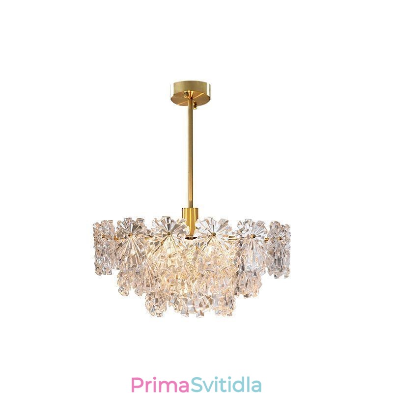 Luxusní závěsné světlo Home Dekor Skleněný lustr Living
