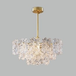 Luxusní závěsné světlo Home Dekor Skleněný lustr Living