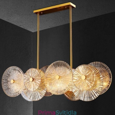 Moderní Spark Disc Lustr Ohňostroj Skleněná závěsná lampa Home Decor osvětlení Moderní Spark Disc Lustr Ohňostroj Skleněná závěsná lampa Home Decor osvětlení