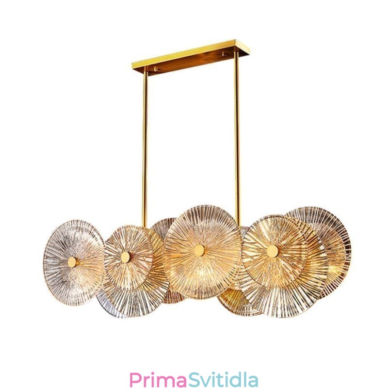 Moderní Spark Disc Lustr Ohňostroj Skleněná závěsná lampa Home Decor osvětlení