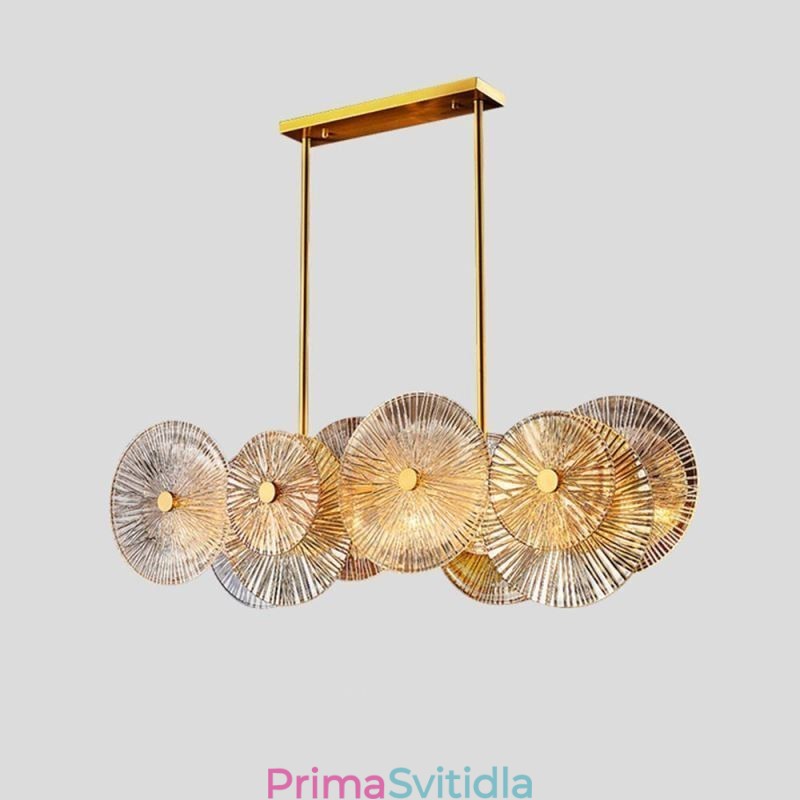 Moderní Spark Disc Lustr Ohňostroj Skleněná závěsná lampa Home Decor osvětlení