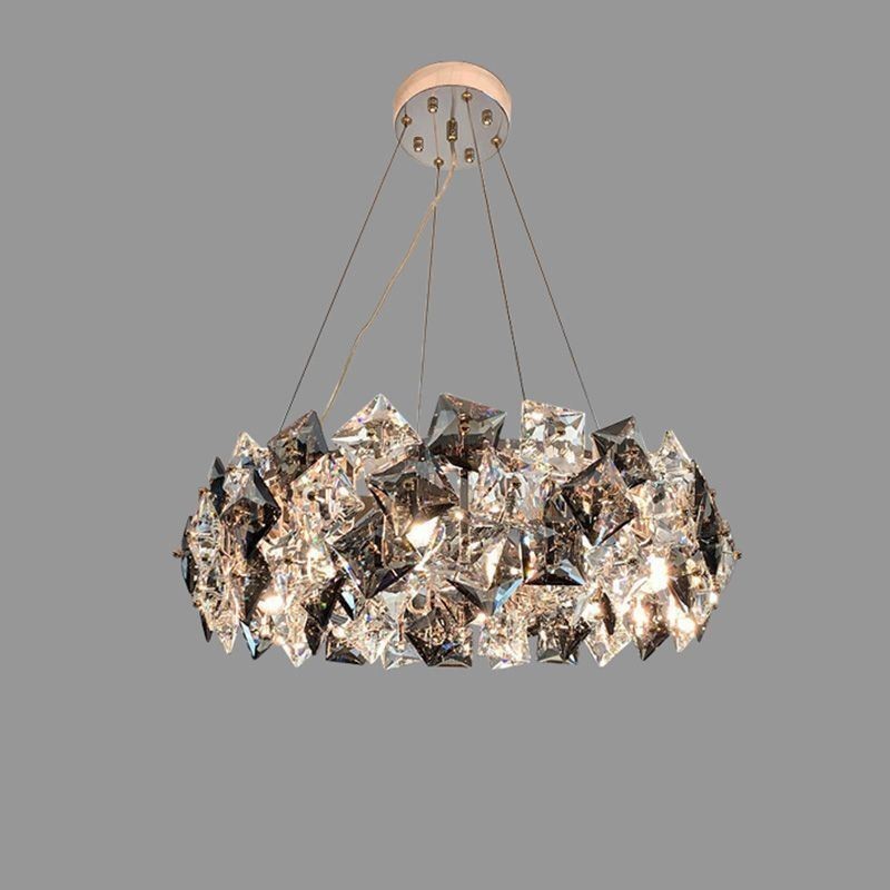 Lehký luxusní skleněný lustr Moderní minimalistická závěsná lampa Living