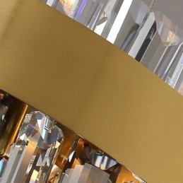 Lehký luxusní lustrový sloupek moderní skleněné závěsné svítidlo
