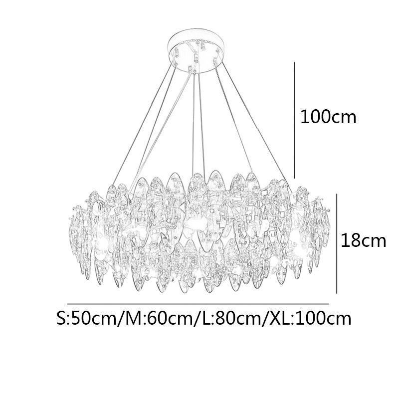 Postmoderní luxusní závěsné svítidlo Moderní minimalistické závěsné svítidlo