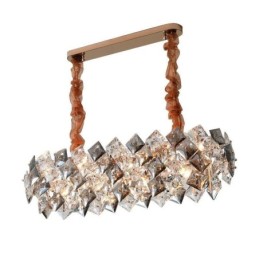Evropský skleněný lustr Creative Light Luxusní závěsné osvětlení