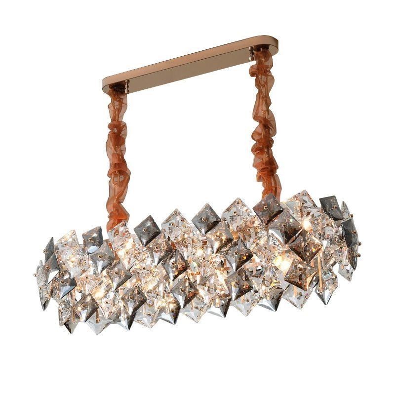 Evropský skleněný lustr Creative Light Luxusní závěsné osvětlení