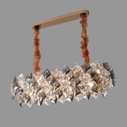 Evropský skleněný lustr Creative Light Luxusní závěsné osvětlení
