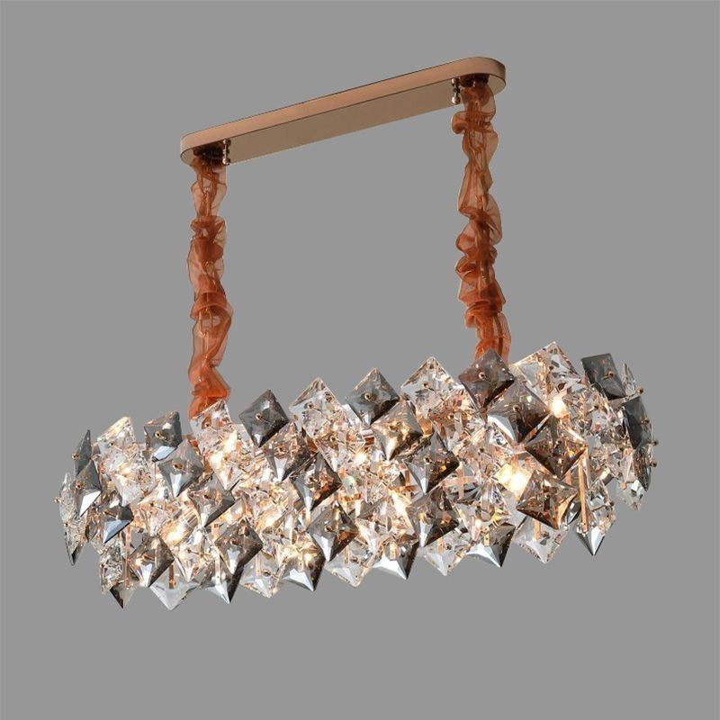 Evropský skleněný lustr Creative Light Luxusní závěsné osvětlení
